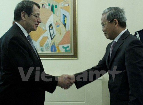 Президент Кипра выразил удовлетворение динамичным развитием традиционной дружбы с Вьетнамом - ảnh 1